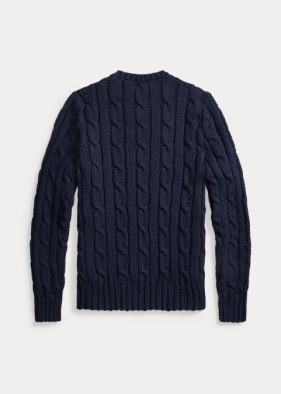 Men's Ralph Lauren Cable Cotton-Blend Sweater | 817953HWM